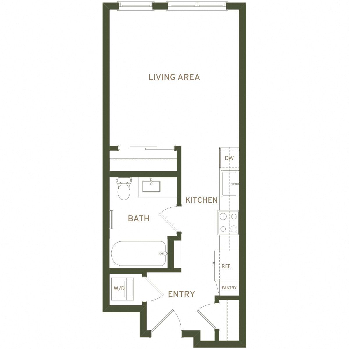 Floor plan layout diagram for S4